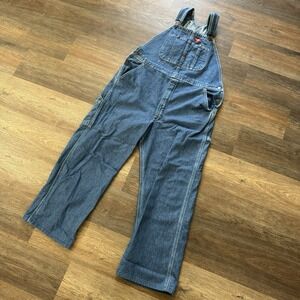 VTG Style Dickies Overalls Blue Denim Men's Farmer Cowboy READ‎